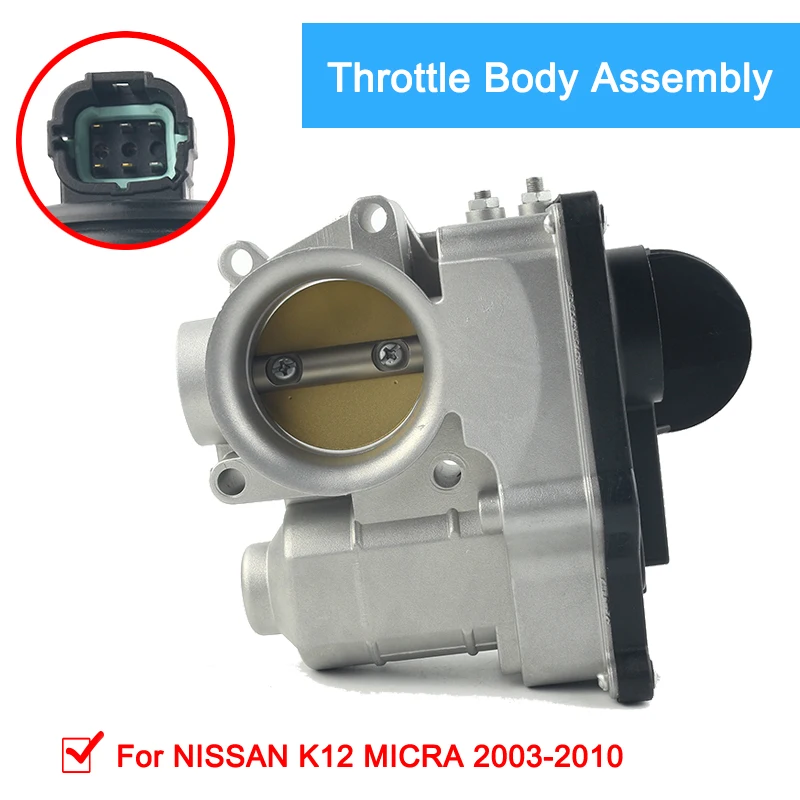 

Car Complete Throttle Body Assembly For NISSAN K12 MICRA 2003 ~2010 SERA576-02 Iron Throttle Body