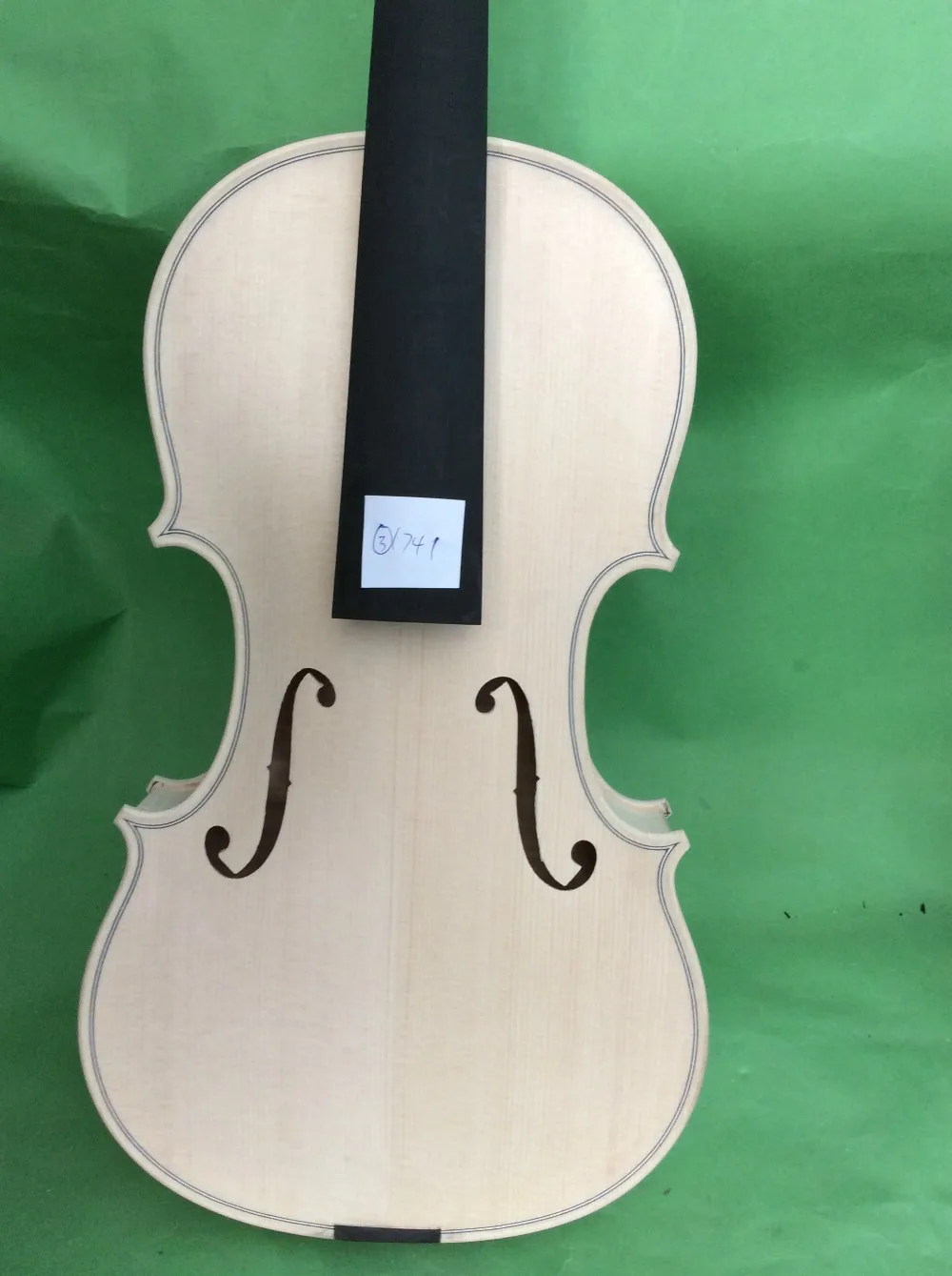 

White violin 4/4 one piece flamed maple back Guarneri model 1741 NO3