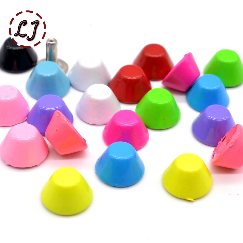 

New fashion 100sets/lot punk metal rivets screw knob tip rivets handbag belt shoes crafts buckles accessories DIY handmade