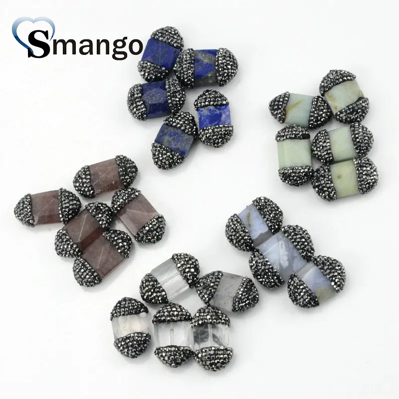 

5Pieces, The Rhinestone and Crystal Oval Shape Connectors,5 Colors, Can Mix Wholesale