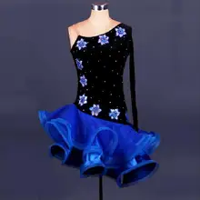 Новые латинские танцевальные платья женские Алмазные Сальса Платья для выступлений костюм для танцевального конкурса ча/Самба/Румба/танго платье для тренировок