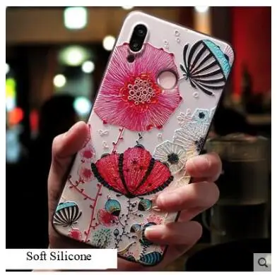 

Huawei p20 lite case 3d relief pattern for huawei P20 pro case for huawei p8 p9 p10 lite plus Y9 2018 mate 10 honor 8a 8c 6x 7x