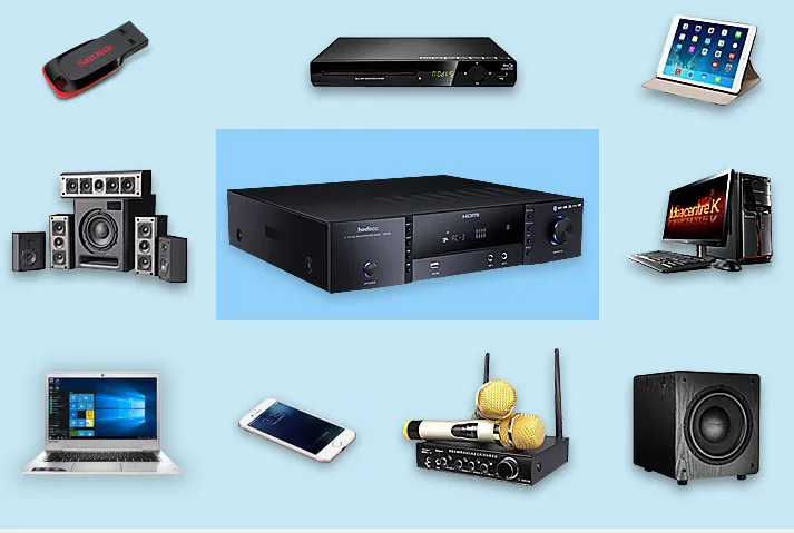 Декодер усилитель для домашнего кинотеатра Bluetooth 4 2 HDMI C5198 A1941 900 Вт 5 1 канала CS493263