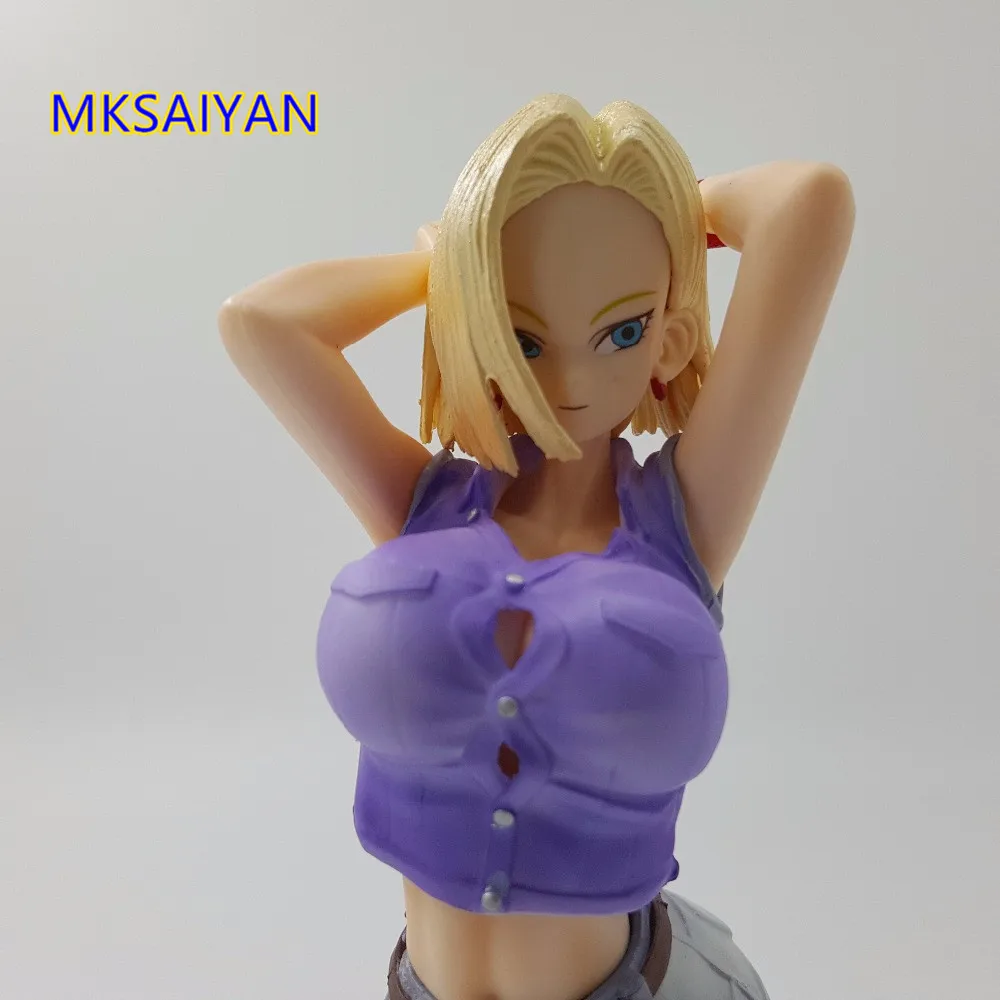Экшн фигурка Dragon Ball Z Android 18 аниме лазури игрушки супер сексуальная девушка кукла