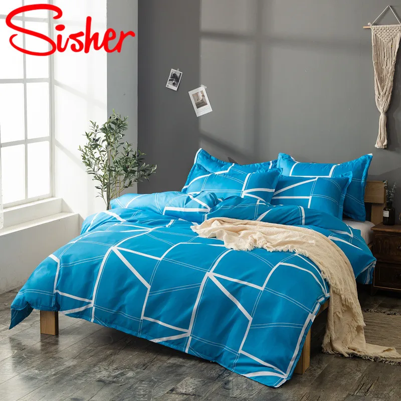 Sisher Роскошное Одеяло классический твердый комфортный цвет постельных принадлежностей для взрослых один двойной королева король