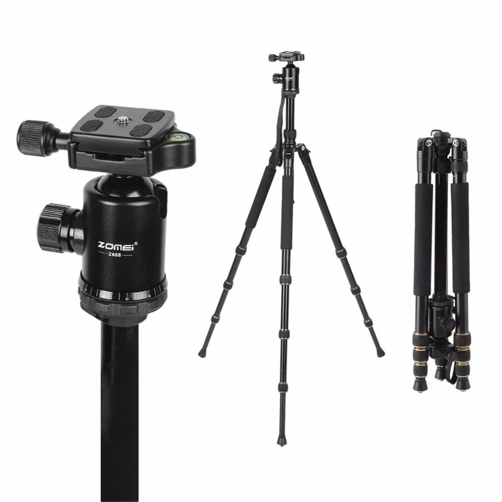 

ZOMEI Travel Portable Professional Tripod Monopod 360 Degree Swivel Ball Head For DSLR Camera SLR Camera Z688