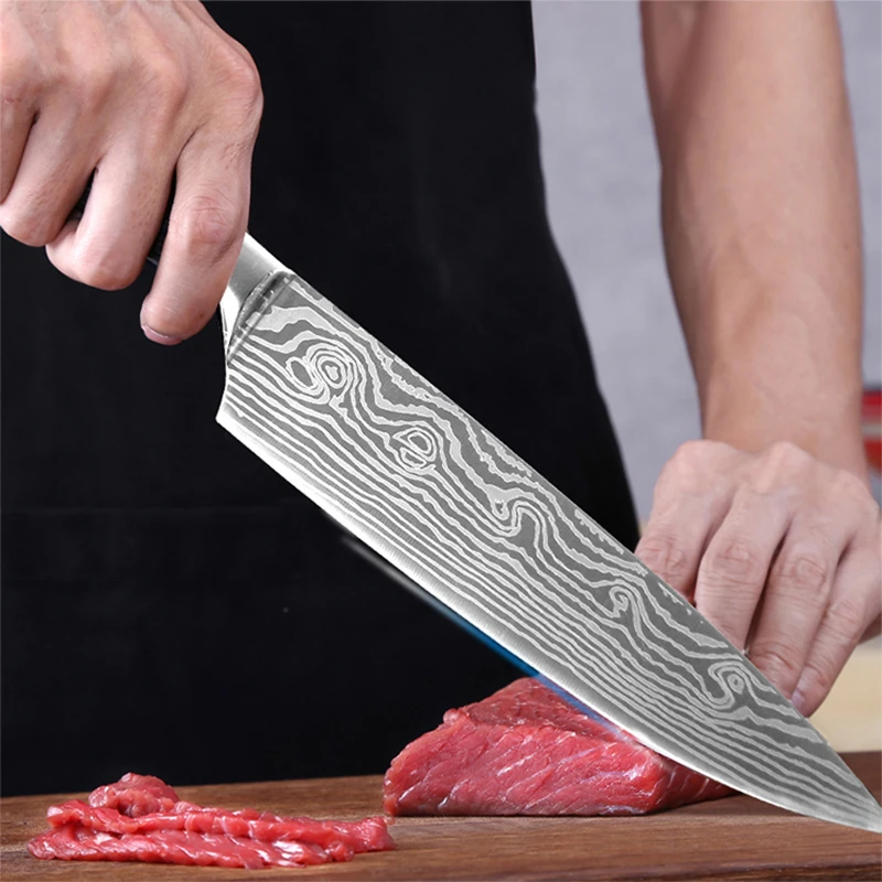 Soanimo 7 ''/8'' Professional кухонный нож из нержавеющей стали шеф повара японский