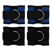 2* спортивные лодыжки якорь лодыжки опорный ремень D-ring тренажерный зал нога шкив ремень лифтинг фитнес сила лодыжки brace обучение acessorios