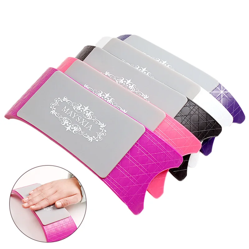 Removable Silicone Plastic Nail Art Pillow Manicure Arm Rest Hand