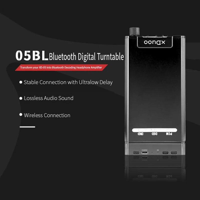 XDUOO 05BL Bluetooth5.0 Digital Turntable for XD-05 Headphone Amplifier SBC AAC aptX CSR8670 Lossless Audio for IOS Android