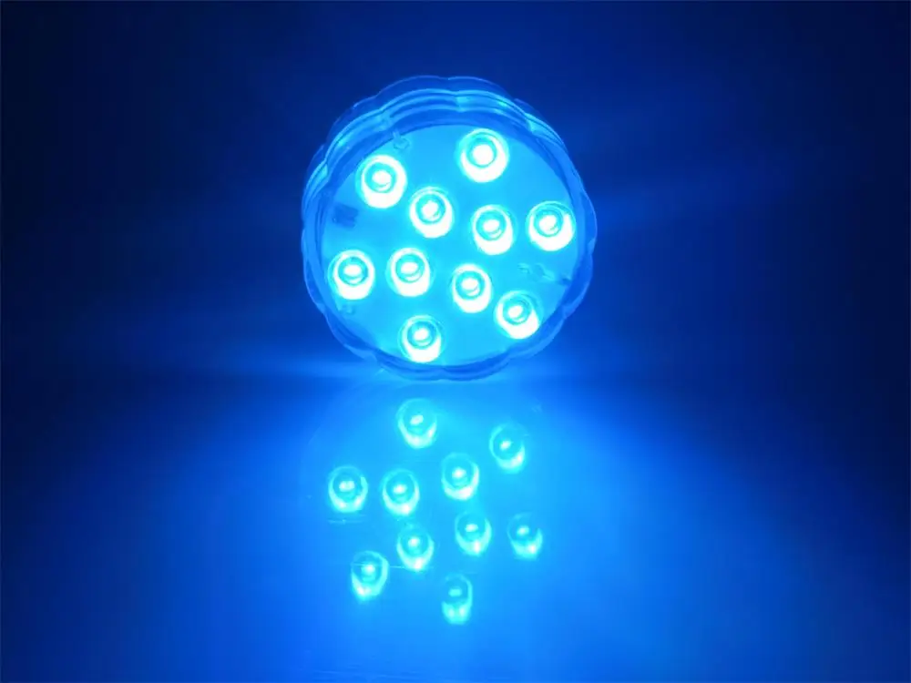8 Led submersible led fishing light waterproof pond light clear underwater fishing led remote controller party decoration vase led