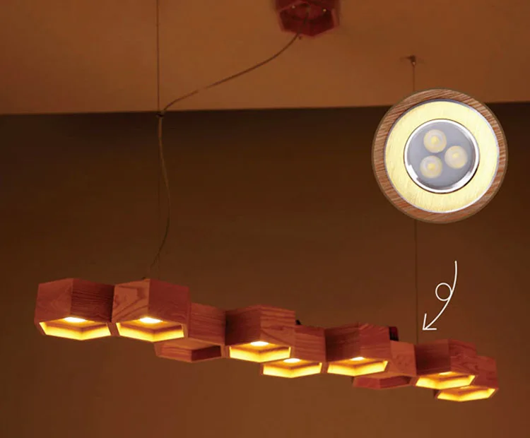 WOOD PENDANT LAMP 18