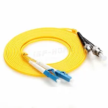 5 шт./пакет 5 m LC/UPC-ST/UPC дуплексный 2,0 мм одномодовый волоконно-оптический патч-корд, оптическое волокно гибкий кабель