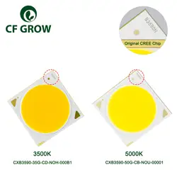 CF растут светодио дный светать CREE УДАРА CXB3590 3500 К 5000 К 12000LM оригинальный чип высокое Мощность люмен для DIY растениеводства лампы