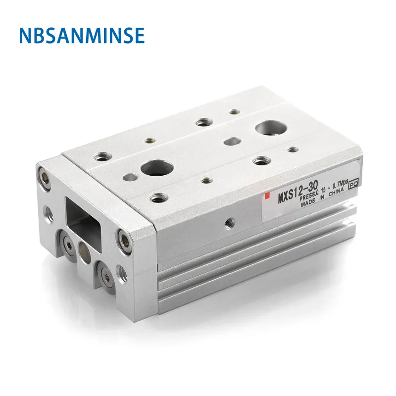 

MXS 16 20 25mm Double Acting Type Pneumatic Parts Mini SMC Similar Type Air Slide Table Series Compressed Air Cylinder Sanmin