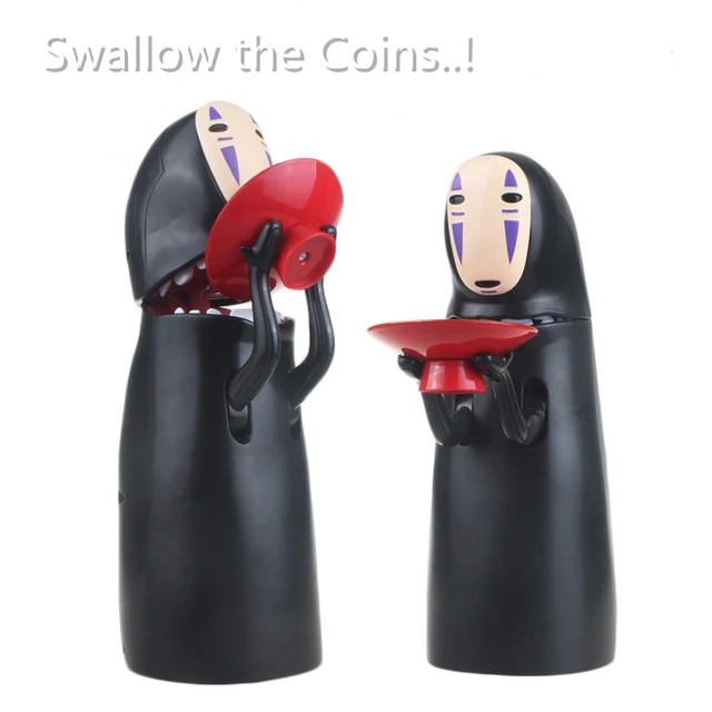 Japanese Spirited Away No Face Electric Piggy Bank Faceless