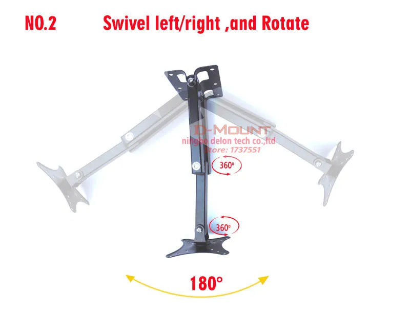 LCD-123R-A 2" 30"-3" Выдвижной vesa крепление подставка 25 кг сильный настенное крепление для телевизора с минимальным заказываемым количеством кронштейн складной телевизора лифт механизм