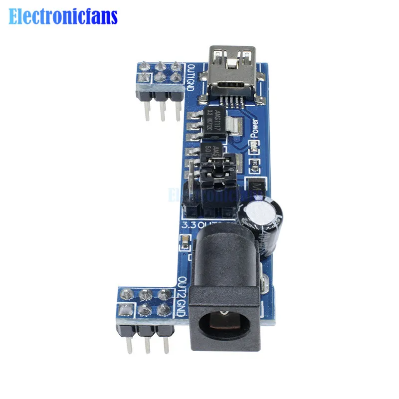 MB102 макетная плата, модуль питания, DC 3,3 В, 5 В, для пайки, мини-usb источник питания, совместимая хлебная плата, MB-102 MB 102
