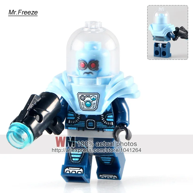 

Single Sale XH537 Mr. Freeze DC Super Heroes Two Face Building Blocks Bricks Toys for Kids X0150 Drop Shipping