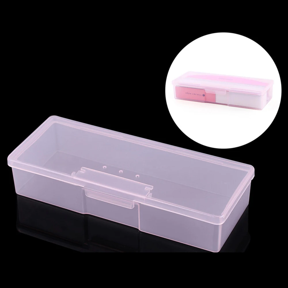 Buy 1pcs Rectangle Nail Polish Storage Boxes Tool