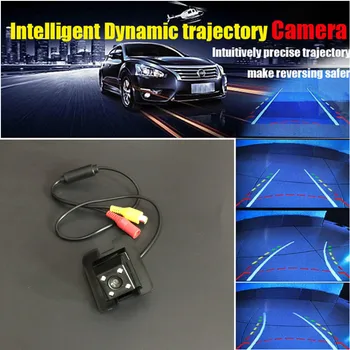 

HD Night Vision 4 LED Intelligent Track Dynamic Trajectory Car Reversing Backup Camera For Mercedes Benz CL500 CL600 CL63 CL65