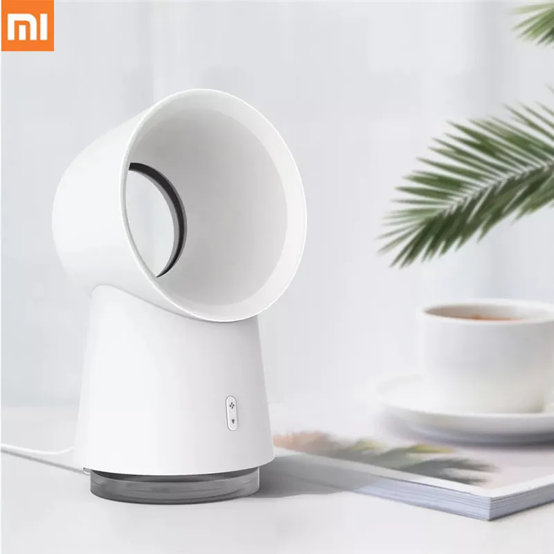 

Xiaomi Youpin Happy Life 3 in 1 Mini Cooling Fan Bladeless Desktop Fan Mist Humidifier LED Light