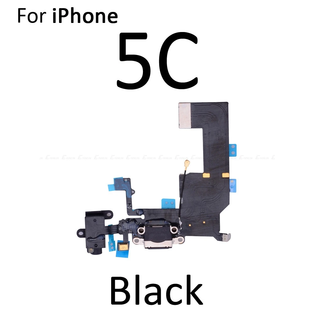 Новинка USB зарядное устройство Порт питания док-станция разъем гибкий кабель с разъемом для наушников для iPhone 4 4S 5 5S 5C SE запасные части