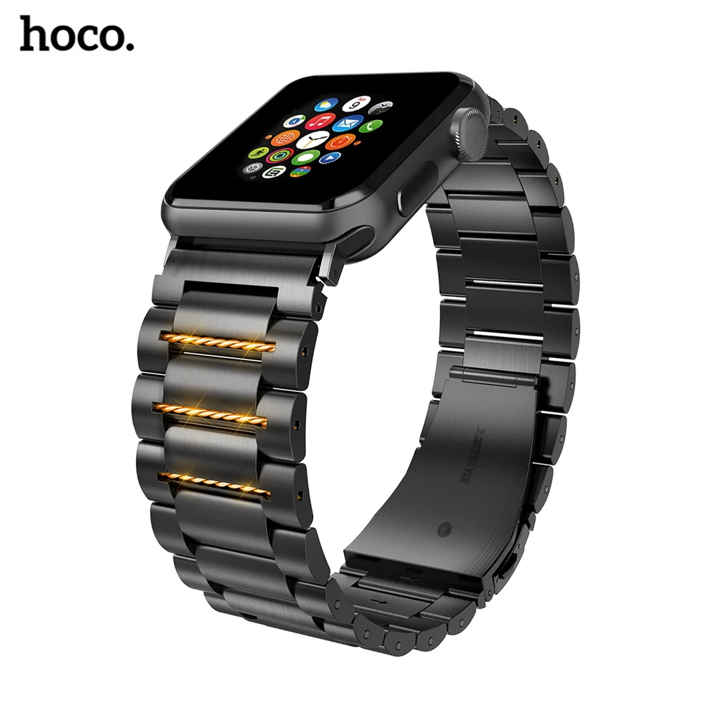 HOCO Нержавеющая сталь ремешок для часов быстроразъемные булавки Apple watch 44 мм