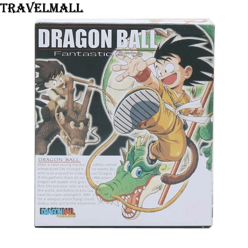 Travelmall Новый в коробке аниме Gokou сын Гоку shenron 13 см ПВХ фигурку игрушки модель для