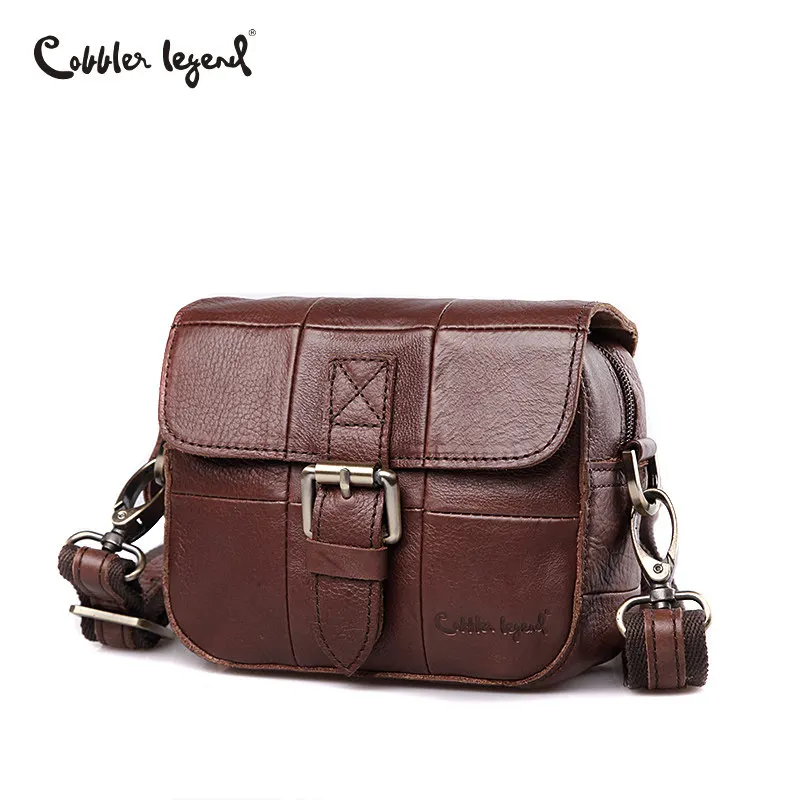 

Cobbler Legend 2018 Genuine Leather Shoulder Bag Cowhide Small Messenger Bags Men Crossbody Bag Travel Lock Handbags New Men