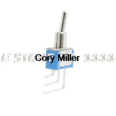 

4pcs AC 250V 3A 120V 6A SPDT on-on 2 Way Right Angle 3 Pins PCB Toggle Switch