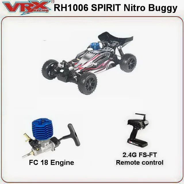 Vrx Racing 1/10 Nitro Car Rh1006 Spirit N1 Rtr With Nitro Engine