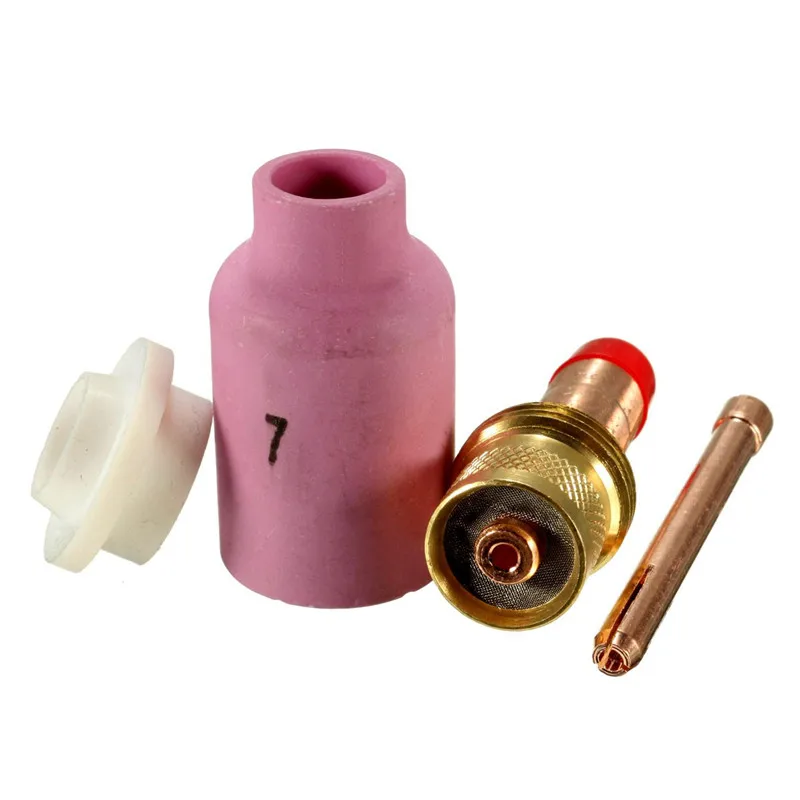 

4Pcs TIG Gas Lens KIT Size 3/32" 45V26 10N24 54N15 54N01 FIT TIG Welding Torch PTA DB SR WP17 18 26 Series