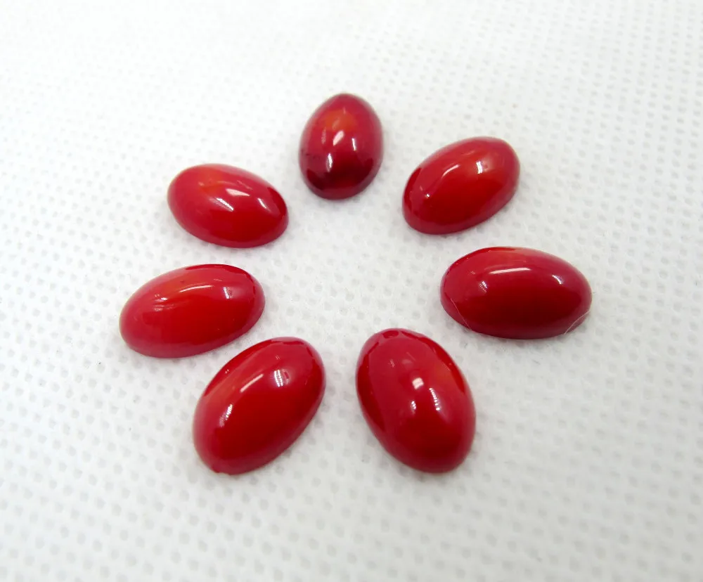Red coral 8x12mm