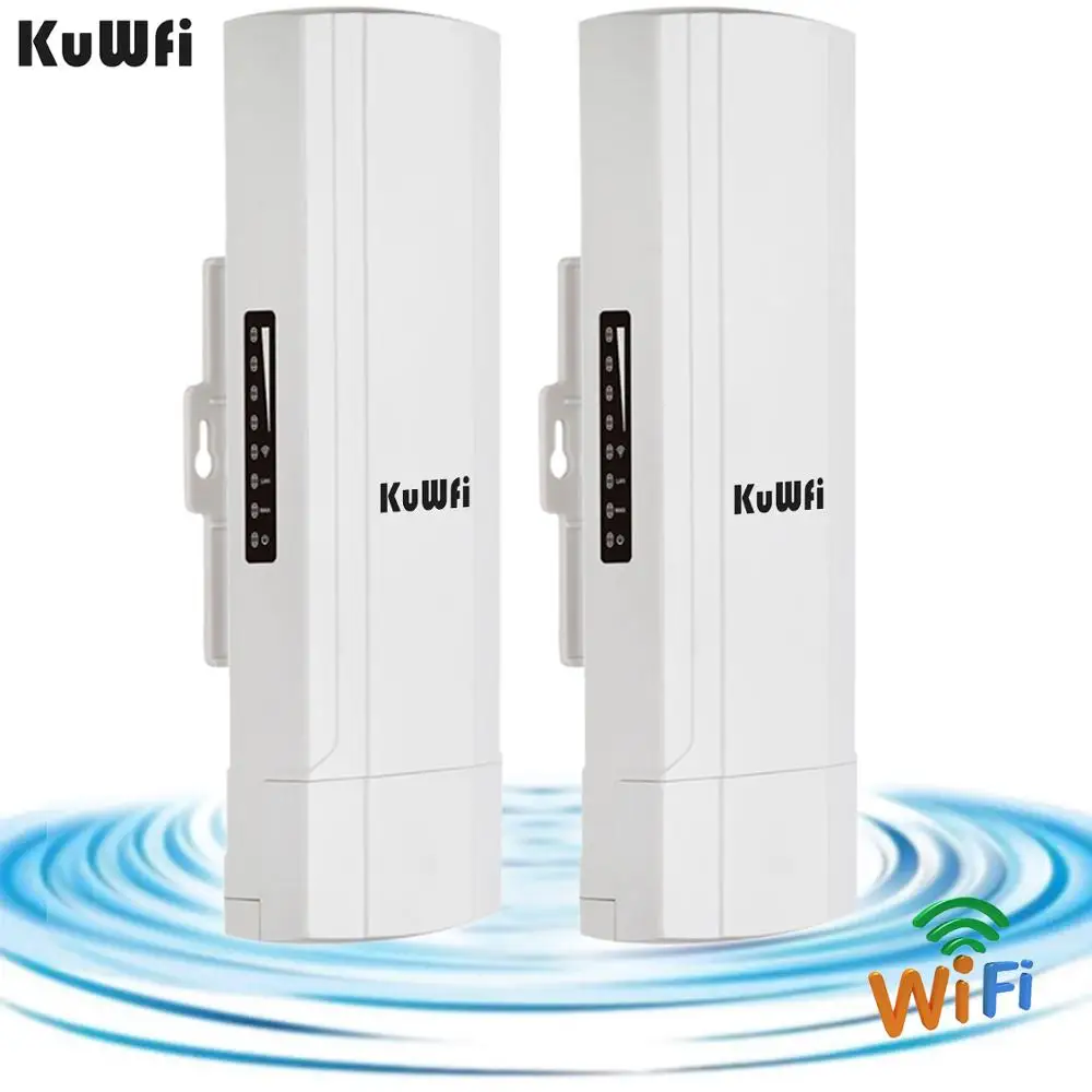 KuWFi Открытый CPE маршрутизатор Wifi Repetidor Wifi расширитель 2 фото расстояние передачи до 3 км скорость до 300 Мбит/с беспроводной CPE