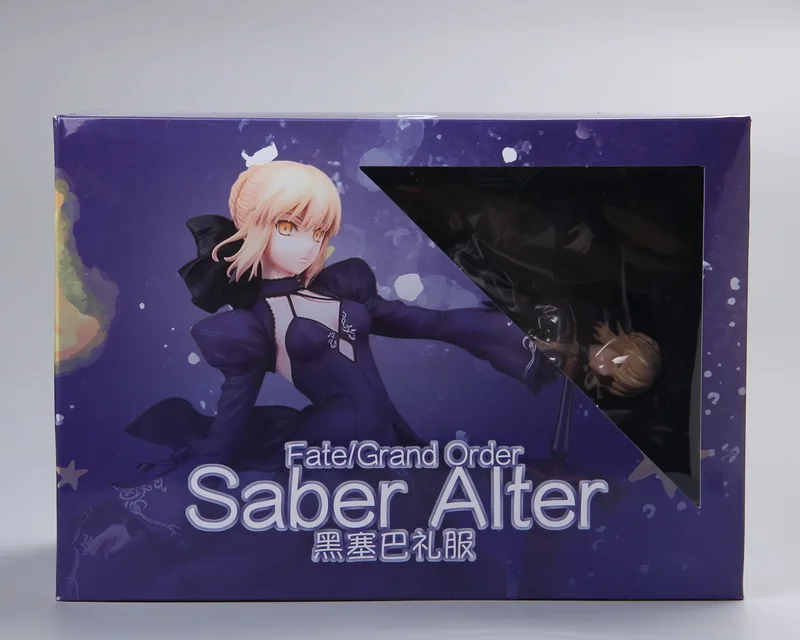 3 цвета 23 см Fate Grand Order Saber Alter Dress Ver Сексуальная ПВХ Модель Коллекция Косплей украшение аниме фигурка игрушка кукла 9''