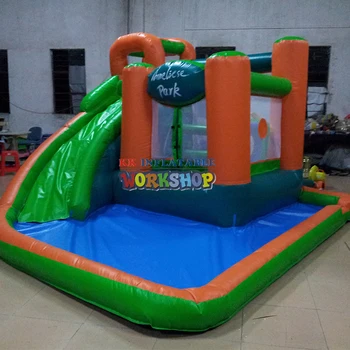

Home garden Mini Inflatable slide with ball pool,inflatable party bouncer house