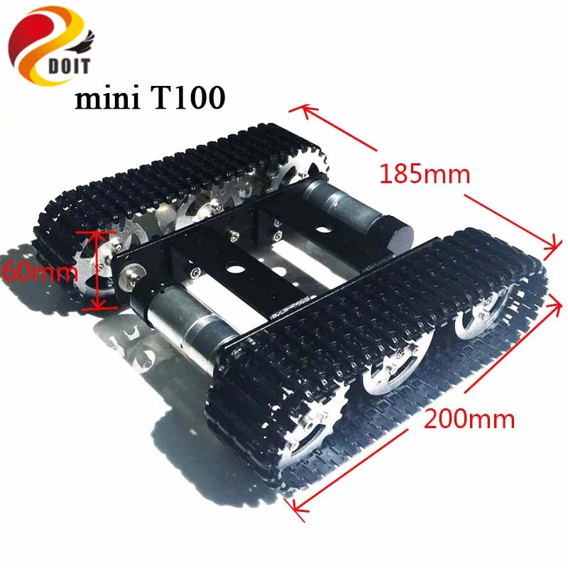 Mini T100 Crawler Robot Tank with Nodemcu Wireless WiFi Controller Kit