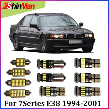 

ShinMan 18X LED CAR Light Car LED Interior Car lighting For BMW 7Series E38 LED Interior Light kit 1994-2001LED Car interior