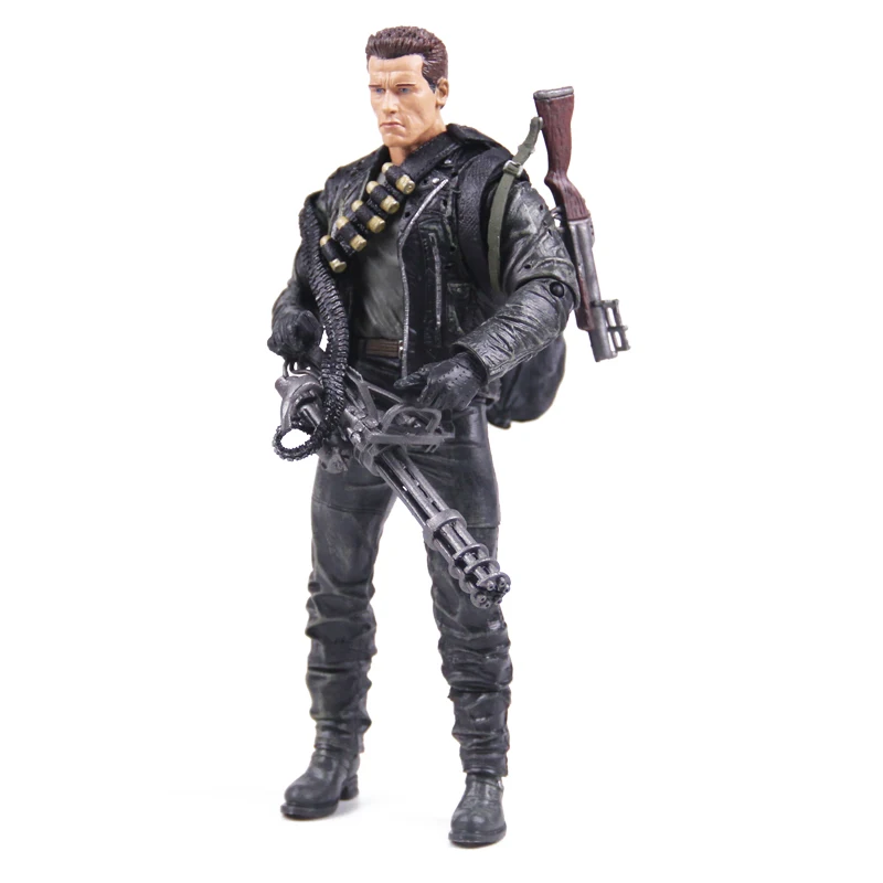 Classic Movie Arnold Schwarzenegger Doll NECA The Terminator 2 T800 Cyberdyne Showdown Model PVC Action Figure