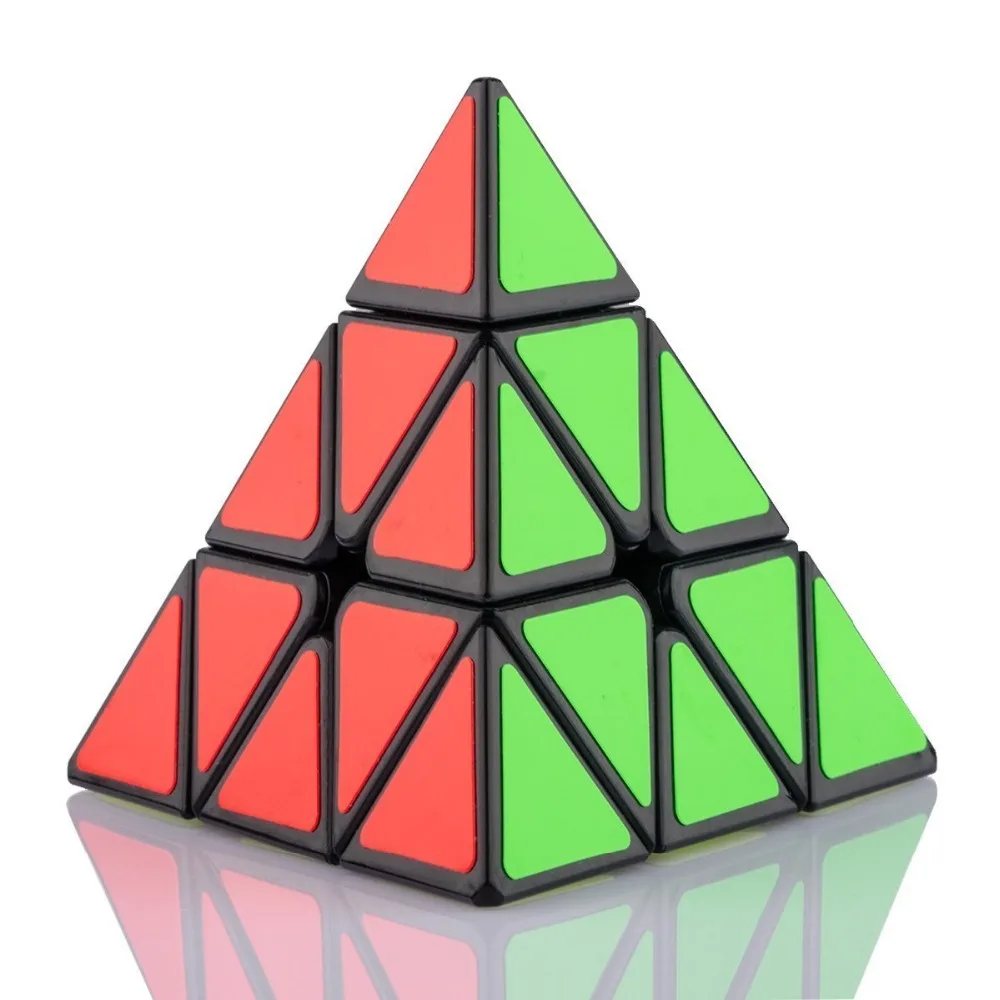 D FantiX Shengshou Pyramid Speed Cube, 3x3 Magic Cube Triangle Cube ...