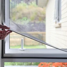 Easy To Install Magnetic Window Screen White Frame With Easy To Install Magnetic Window Screen White Frame With