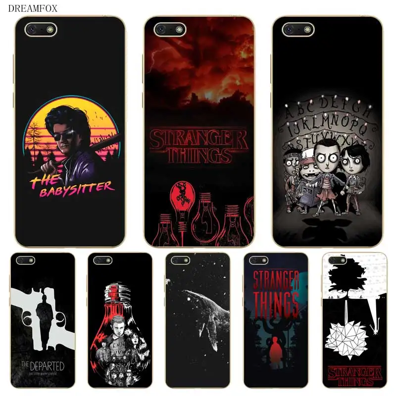 

N421 Stranger Things Fear Soft TPU Silicone Case Cover For Huawei Honor 6A 6C 6X 7A 7C 7S 7X 8 Lite Pro