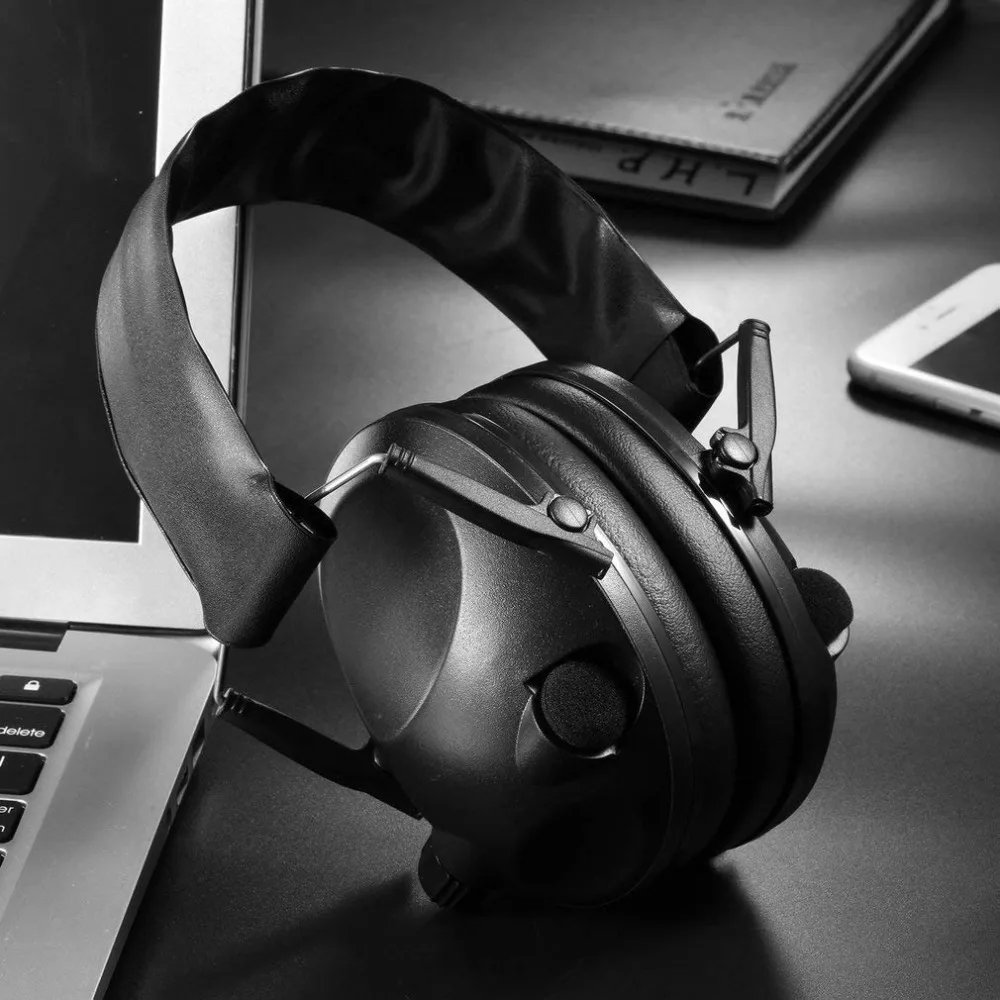 

TAC 6s Noise Canceling Tactical Shooting Headset Anti-Noise Sport Hunting earmuffs Electronic Shooting Headphone Protect the ear