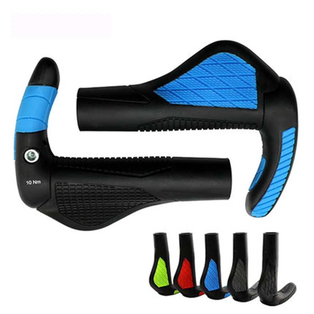 

Bike Grips MTB non-slip handle grip Lock-on Rubber Bicycle Handlebar Grips Rotatable Vice Grip Bar Ends Grip Cycling Parts 1pair
