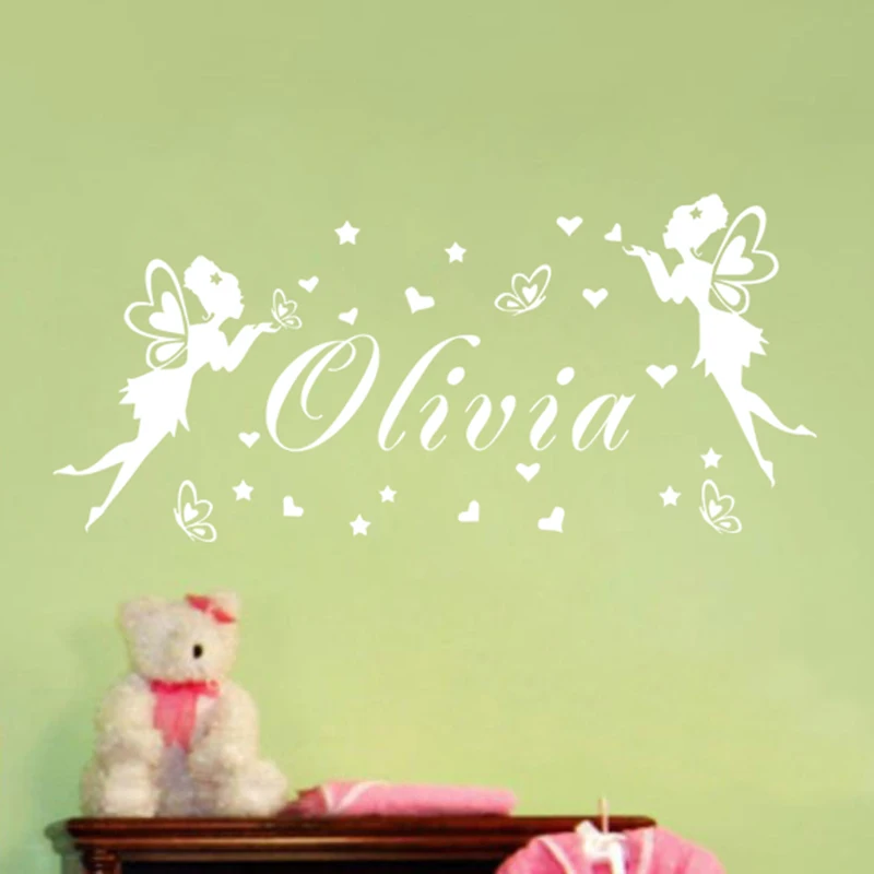 JJRUI-Personalised-Fairies-Butterflies-Any-Name-Vinyl-Wall-Sticker-Art-Decal-Girls-Home-Decor-Wall-Stickers (1)