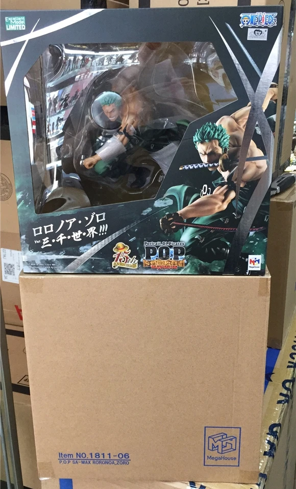 WSTXBD Megahouse один кусок поп SA-MAX RORONOA Зоро Рисунок fiugree фигурки модель куклы Brinquedos