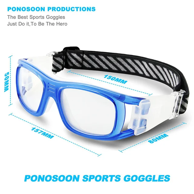 2017 PONOSOON Sports Goggles Mens Basketball Football Soccer Safety
