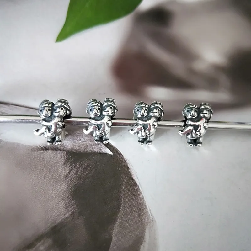 Newly Married Couple Newlyweds Charm Beads Fits Troll Authentic Bracelet Silver 925 Charms Sterling Silver Jewelry For Women (1)