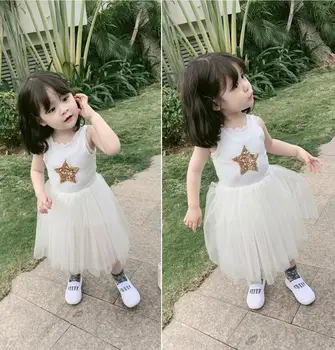 

Summer Kids Dresses For Girls Short Sleeve Party Dresses Children Costume For Toddler Girls Princess Dress vestidos 2 3 6 8 Year